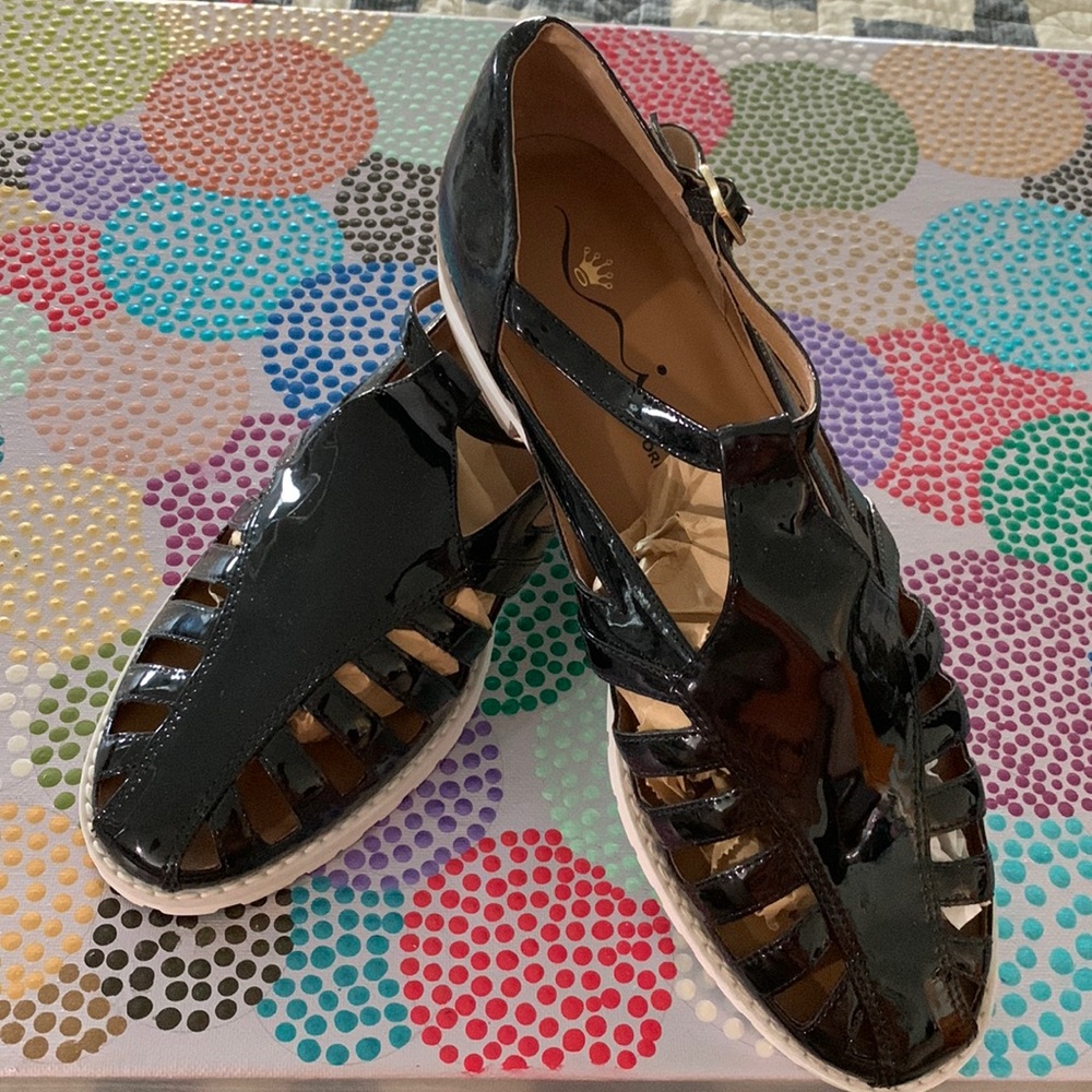 Patent Leather Sandals